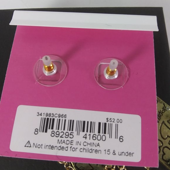 Betsey Johnson hamasa evil eye earrings  very cool boho hippie gypsy - Picture 8 of 9